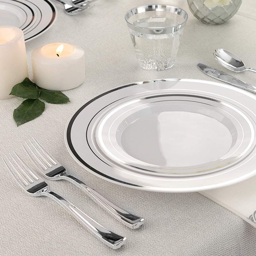Silver Plastic Forks (1500 Pack)