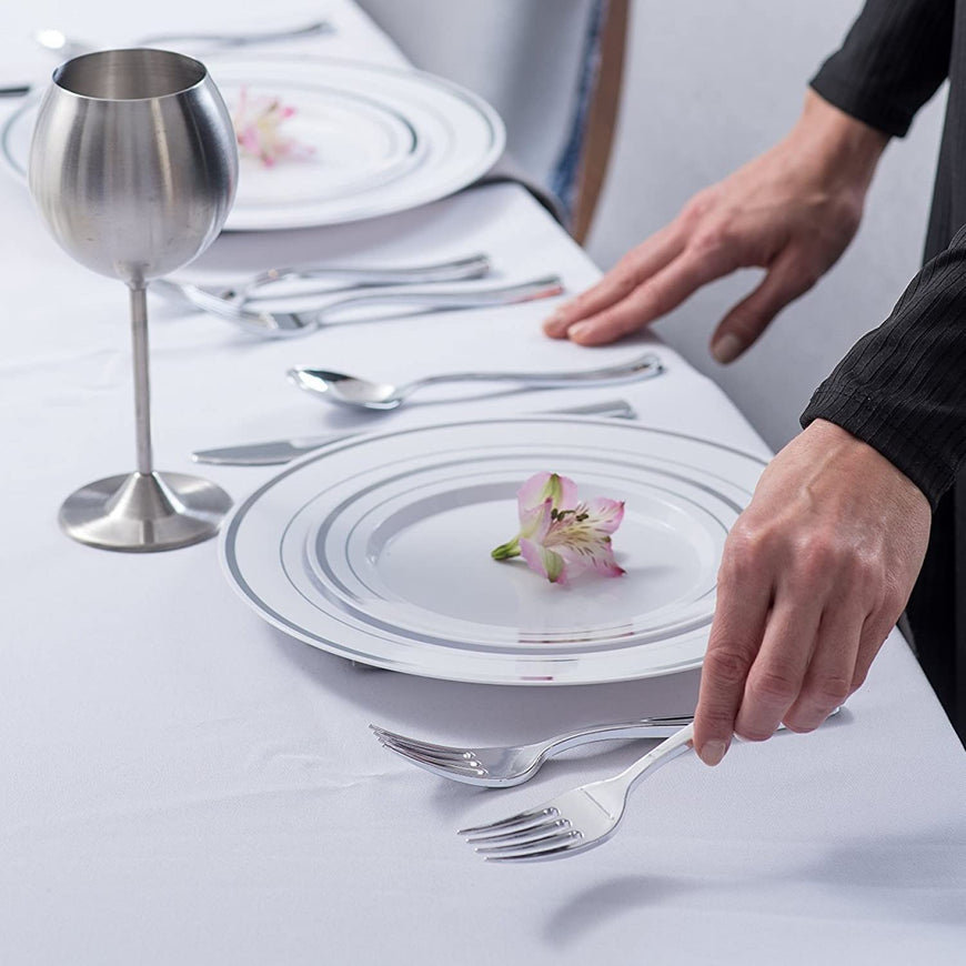 Silver Plastic Forks (1500 Pack)