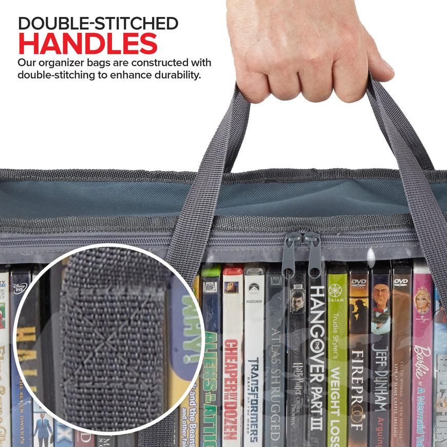 DVD Storage Bags - Gray (54 Pack)