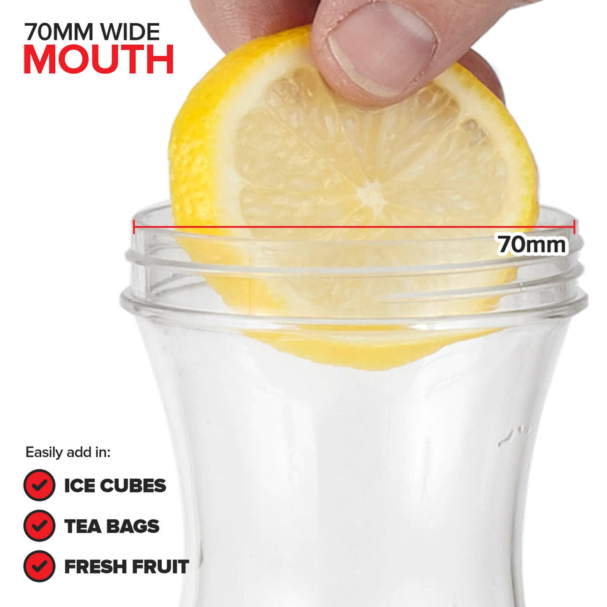 50 oz Square Carafes (36 Pack)