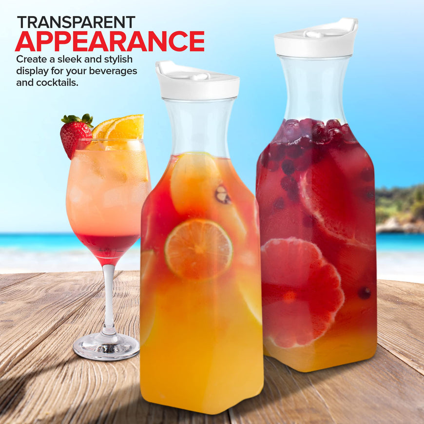 50 oz Square Carafes (36 Pack)