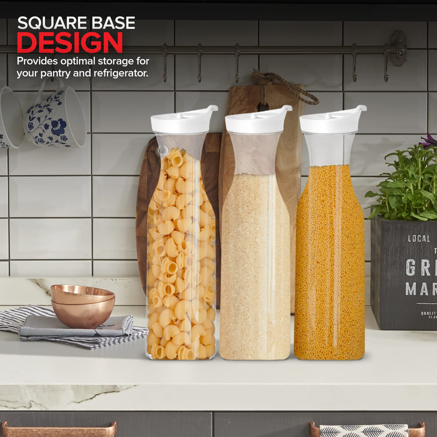 50 oz Square Carafes (36 Pack)
