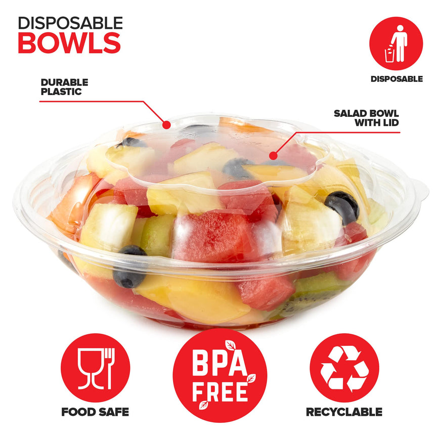 18 oz Salad Container (300 Pack)