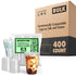 Compostable Cups w/ Lids and Straws 400 Pack