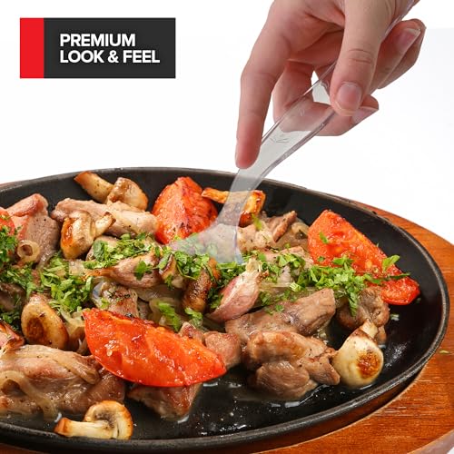 Clear Disposable Serving Spoons 144 Pack