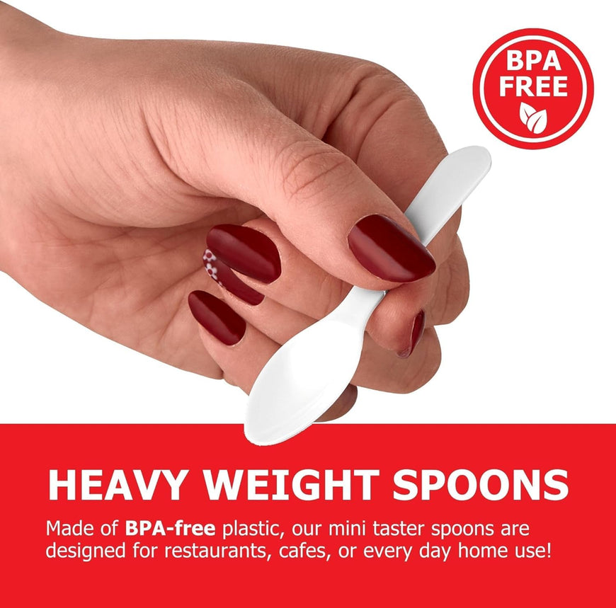 Taster Spoons Plastic Mini Spoons 4800 Pack