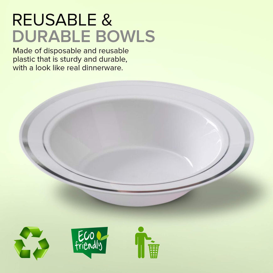 Bowl Set - Silver (300 Pack)