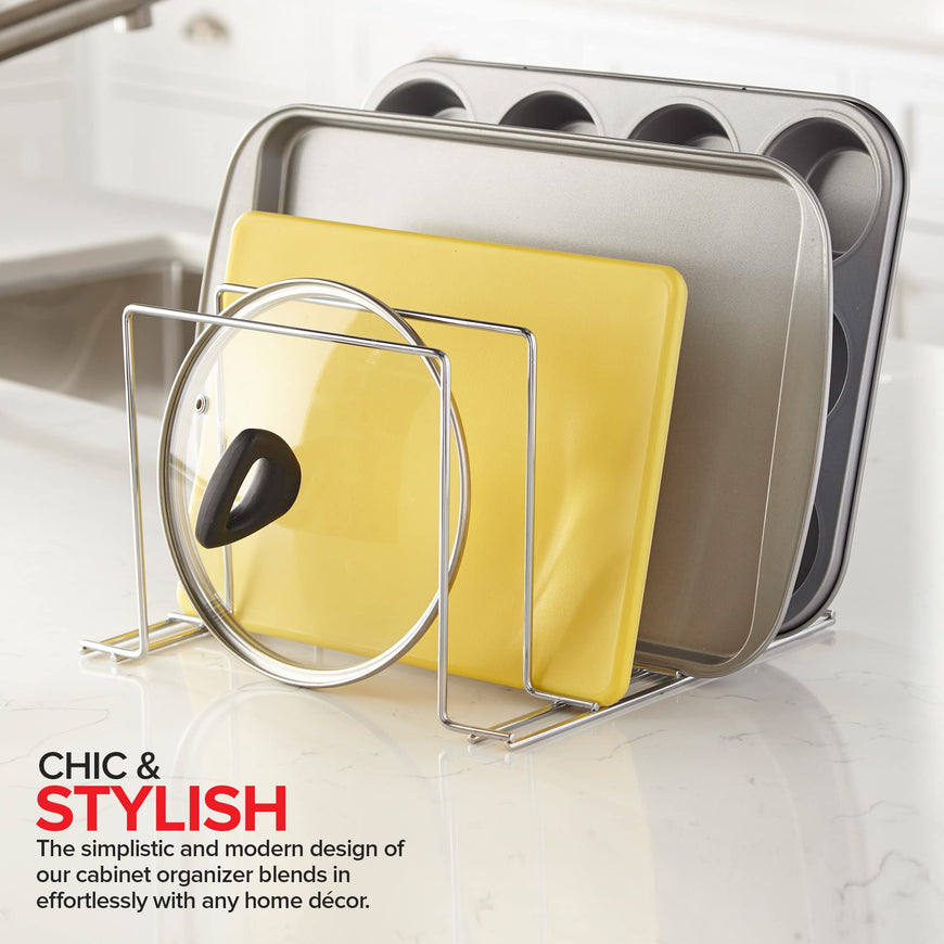 Chrome Steel Bakeware Organizer (16 Pack)