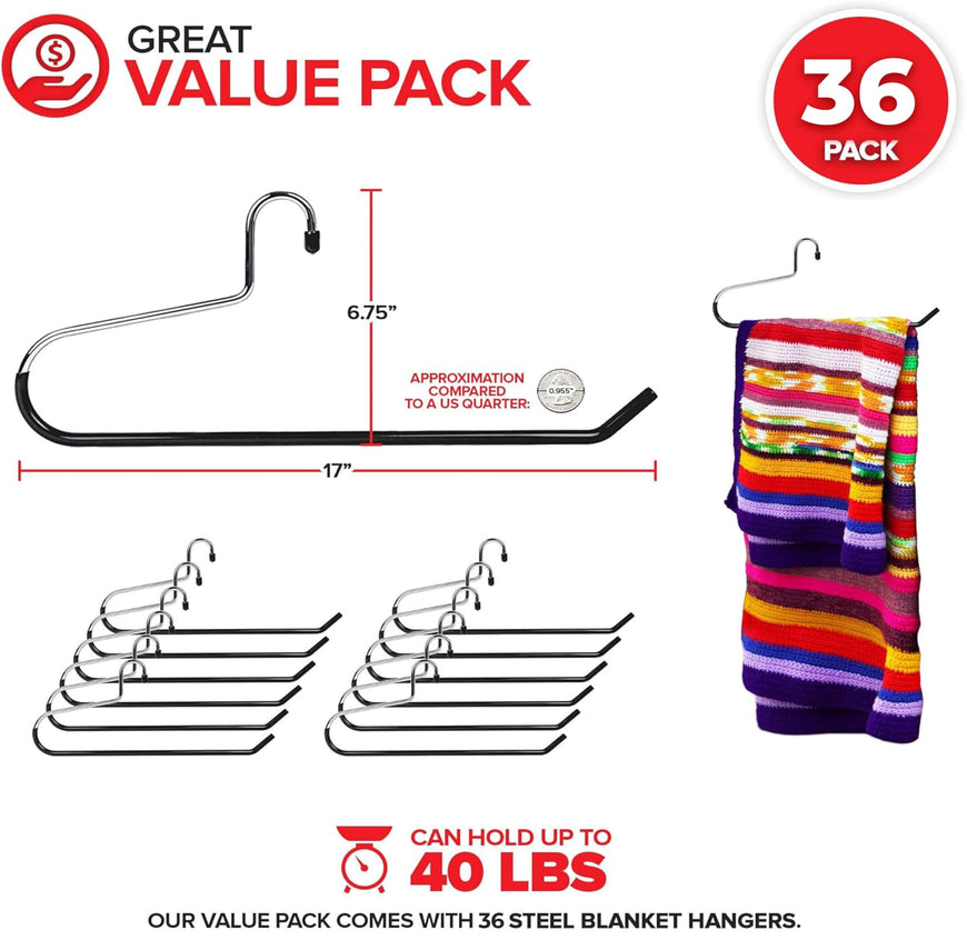 Blanket Hangers (36 Pack)