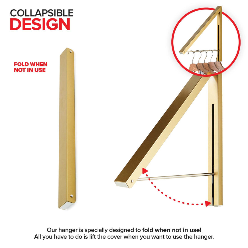 Clothing Rack - Gold 20 Pack
