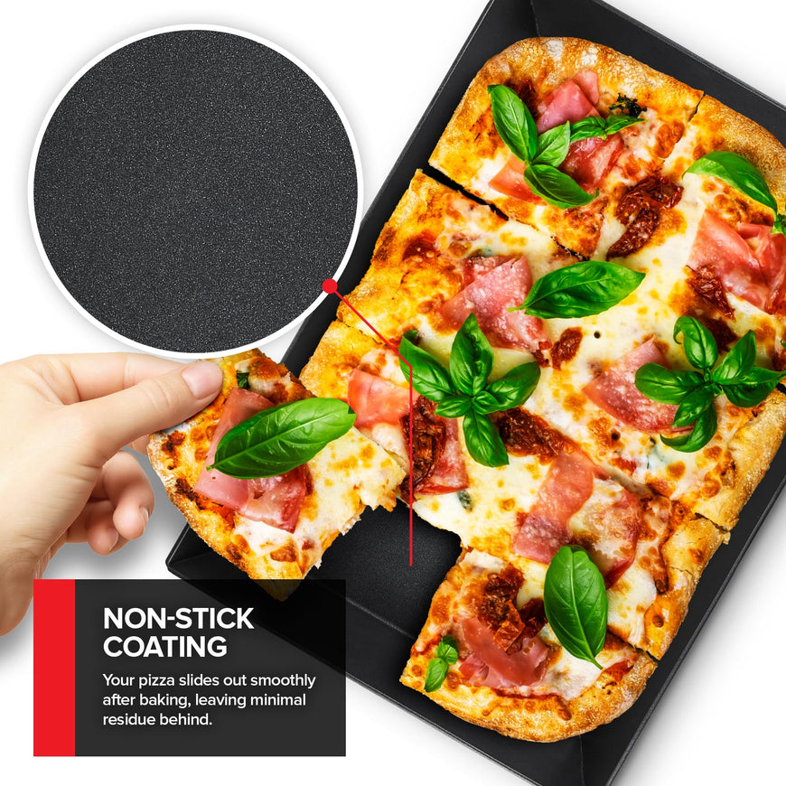 8x10 Inch Detroit Style Pizza Pan 24 Pack