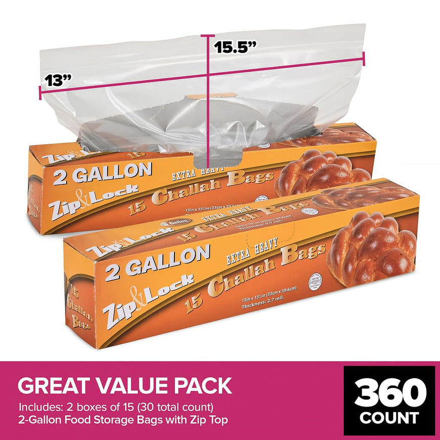 2 Gallon Freezer Bag 360 Count