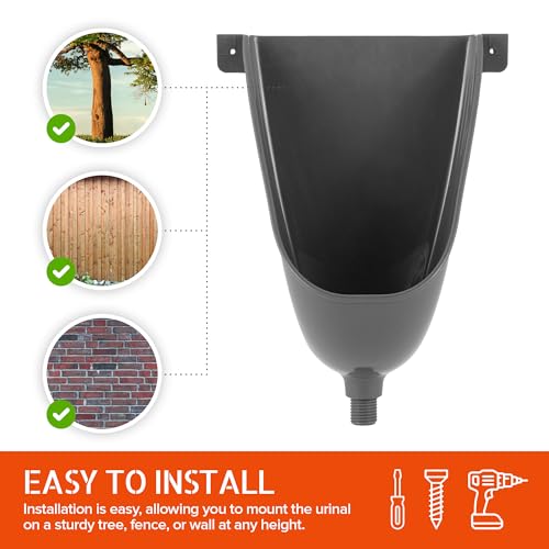 Waterless Urinal - Gray Pack 4 Pack