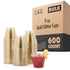 9 oz Gold Glitter Cups 600pcs