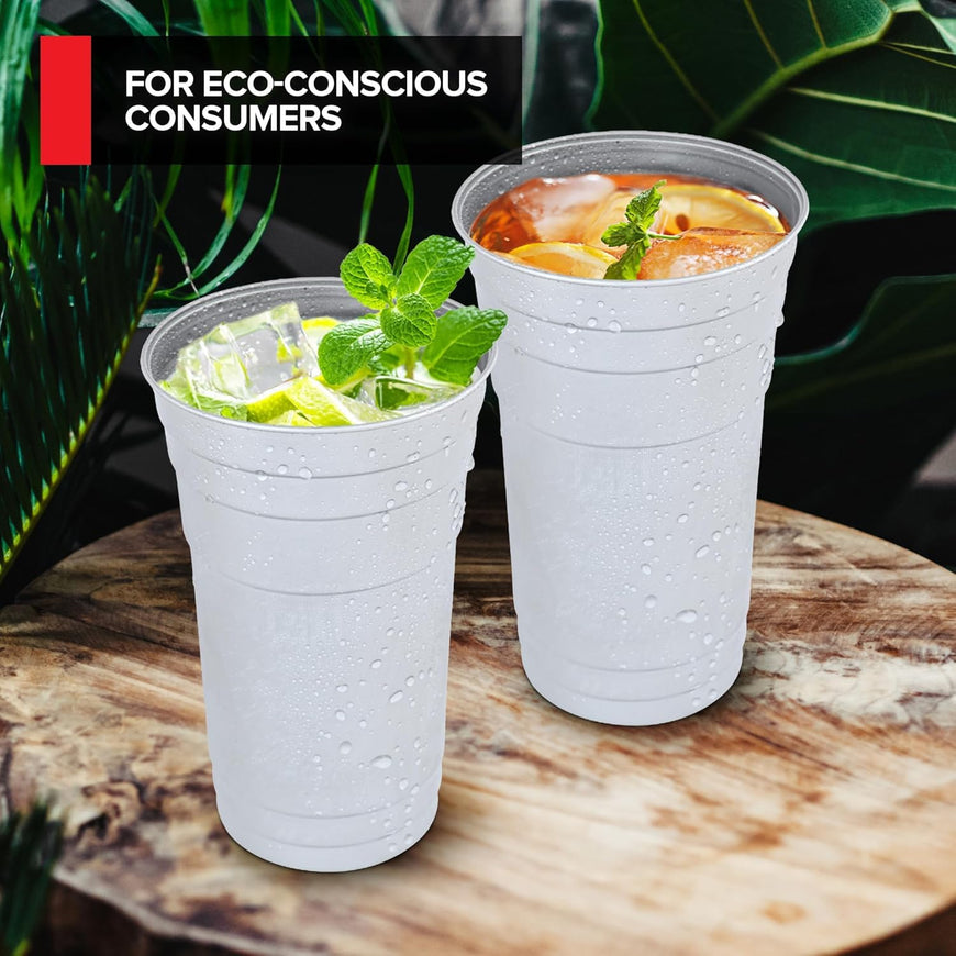 Aluminum Cups 20oz (300 Pack)
