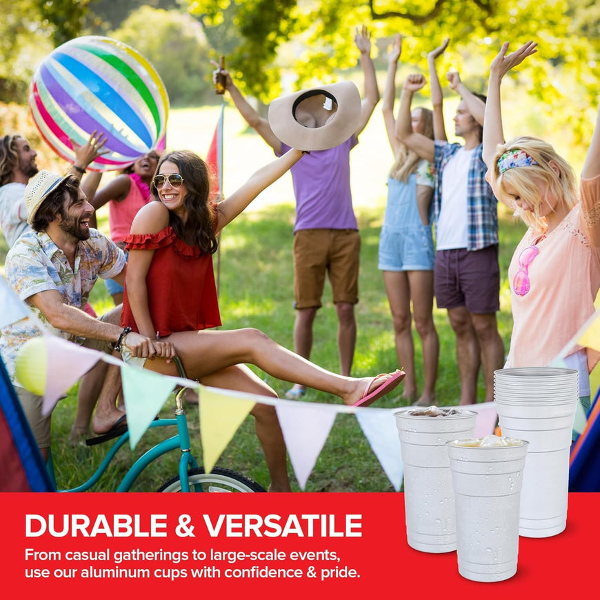 Aluminum Cups 20oz (300 Pack)