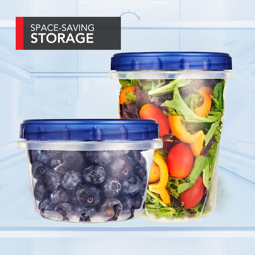 Twist Top Containers - 40x32oz 80x16oz 48x8oz (Combo)