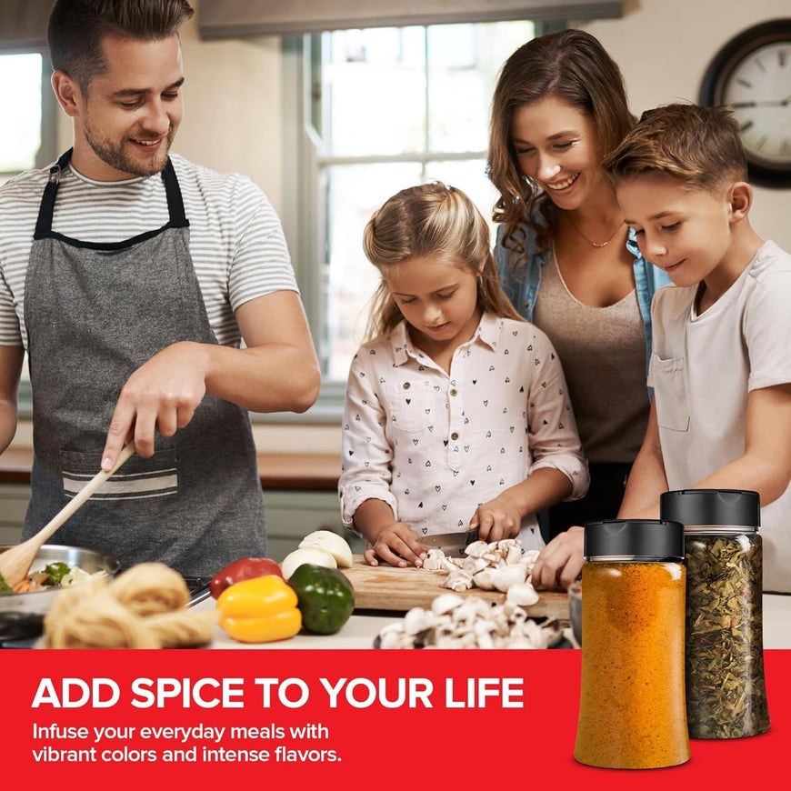 Plastic Spice Jars - 9.5oz (192 Pack)