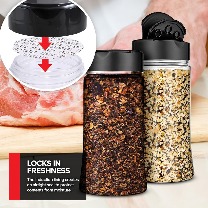 Plastic Spice Jars - 9.5oz (192 Pack)