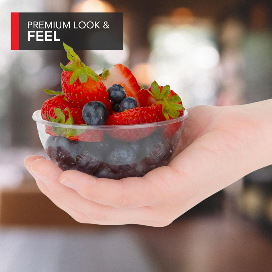 6 Oz Clear Plastic Bowl (600 Pack)