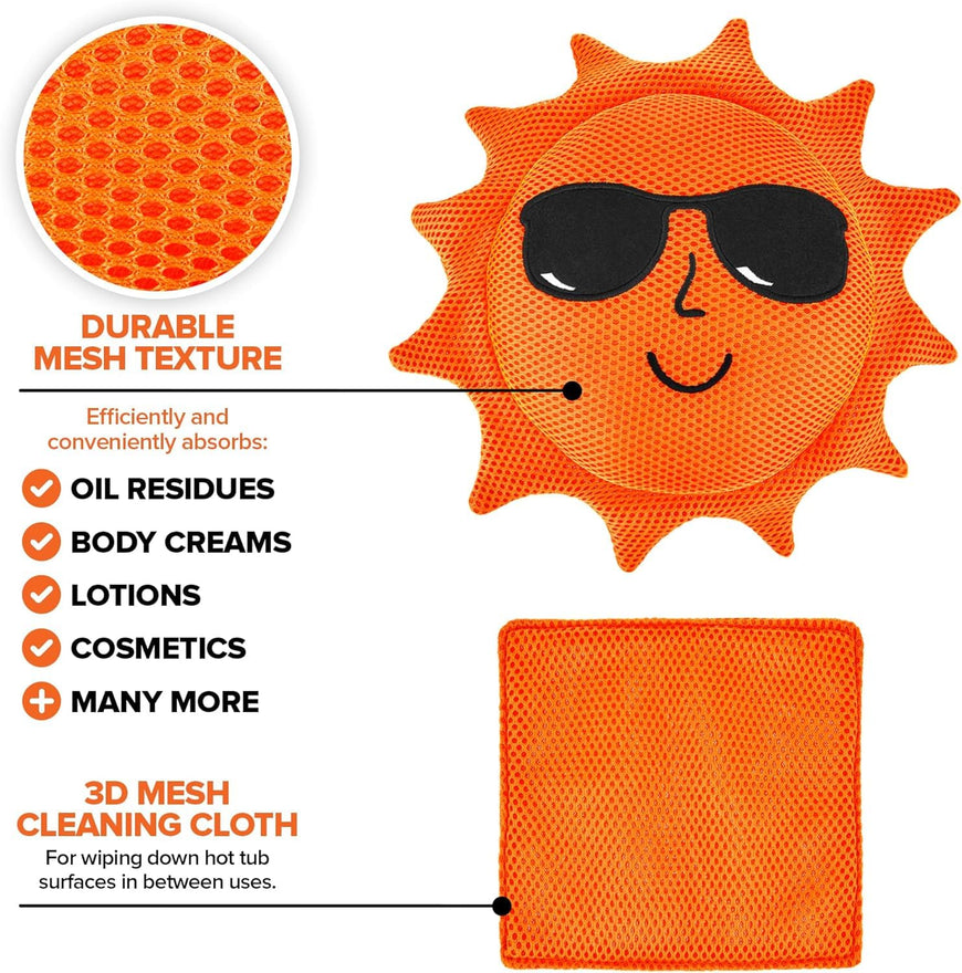 Tub Scum Absorber Set (60 Pack & 30 Cleaning Cloth)
