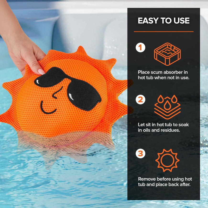 Tub Scum Absorber Set (60 Pack & 30 Cleaning Cloth)