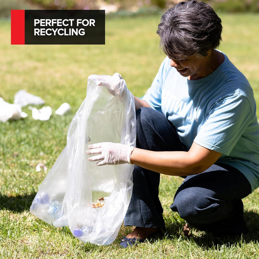 Clear Trash Bags - 6-10 Gallon (4000 Bags)