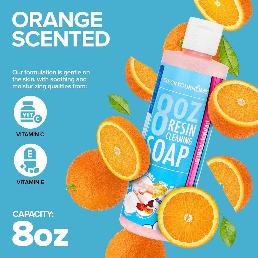 Orange Scented Resin Remover Soap (8.81oz) 16 Count