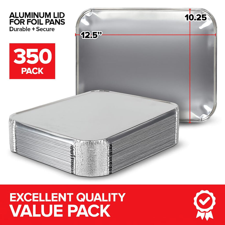 9x13 Foil Pan Lids (350 Pack)