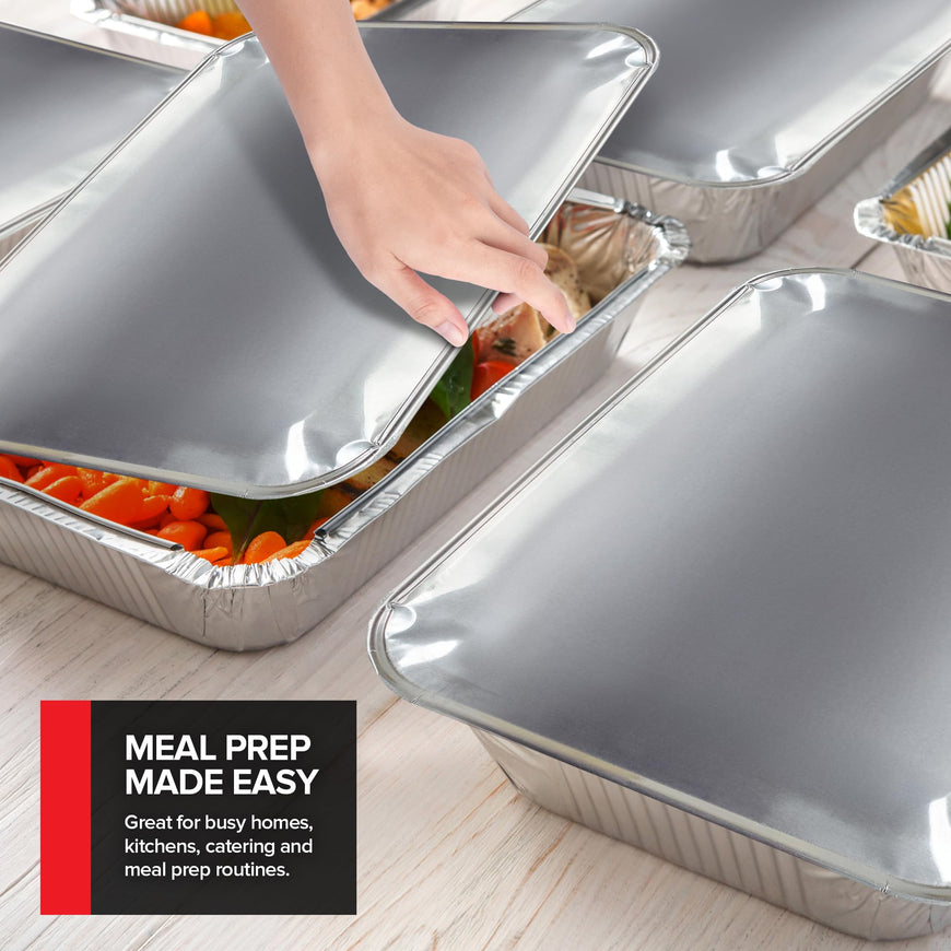 9x13 Foil Pan Lids (350 Pack)