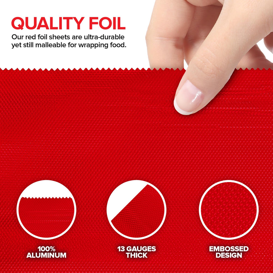 Red Popup Foil - 9 inch (7200 Pack)