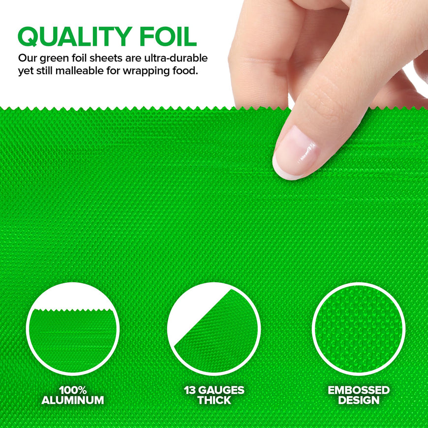 Green Popup Foil - 9 inch (7200 Pack)
