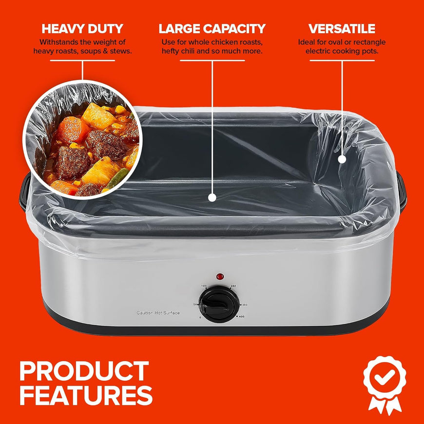 Electric Roaster Liners (600 Pack)