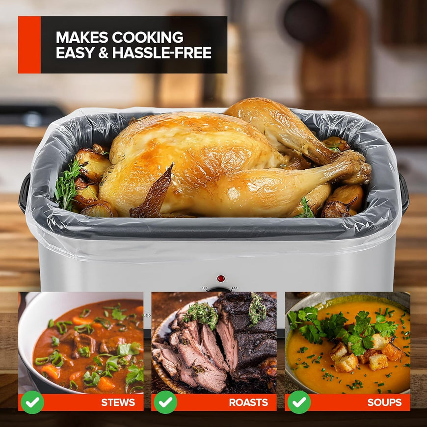 Electric Roaster Liners (120 Pack)