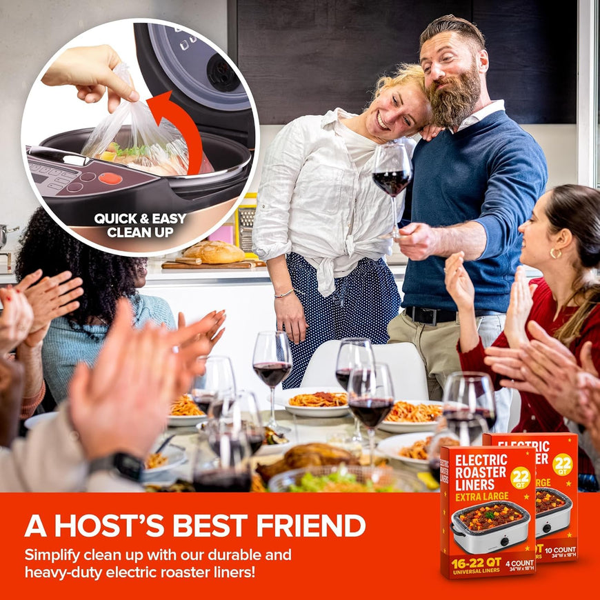 Electric Roaster Liners (120 Pack)