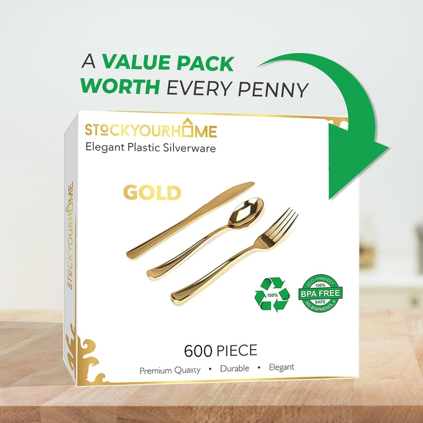 Gold Cutlery Set 2400