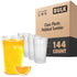 Clear Plastic Pebbled Tumbler (144 Pack)
