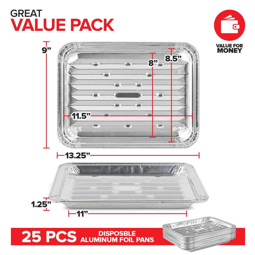 Broiler Pan (25 Pack)