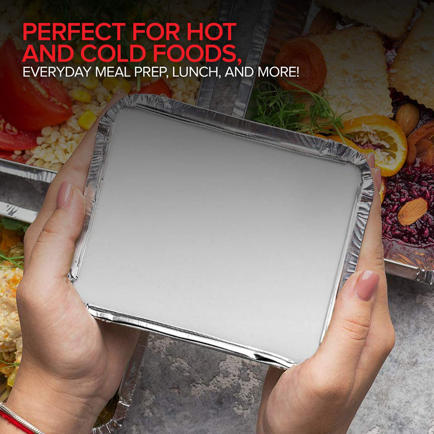 1lb Oblong Pan - Cardboard Lid (100 Pack)