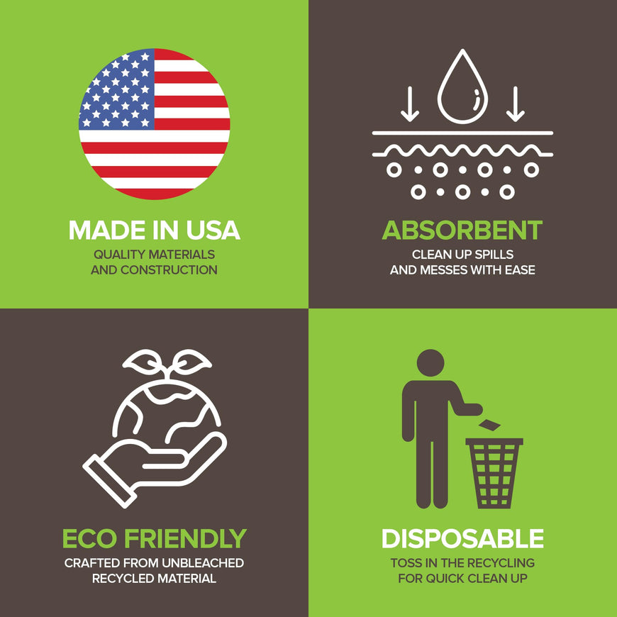 Brown Compostable Lunch Napkin - 500