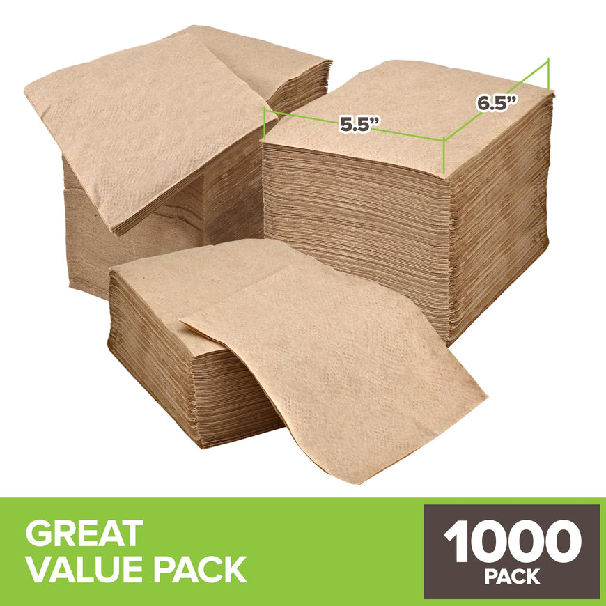 Compostable Lunch Napkin - 1000 