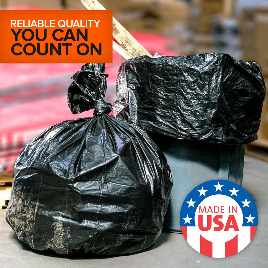 Stock Your Home 55 Gallon 2 Mil Contractor Trash Bag - 30 Pack