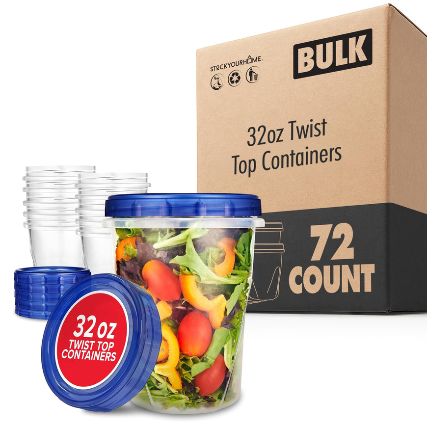 Twist Top Containers - 4oz (288 Pack)