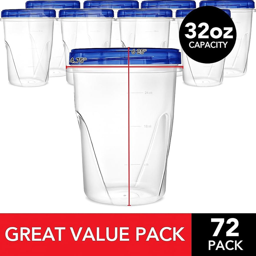 Twist Top Containers - 4oz (288 Pack)