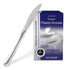Stock Your Home 125 Disposable Heavy Duty Plastic Knives, Fancy Plastic Silverware Looks Like Real Cutlery - Utensils Perfect for Catering Events, Restaurants, Parties and Weddings (Silver)