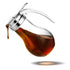 14 oz Glass Syrup Dispenser With No Drip Bottle for Maple Syrup, Honey, Pancake Mix, or Sugar - Dishwasher Safe Container With Metal Easy Pour Lid (414mL)