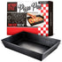 10x14 Detroit Style Pizza Pan – Non-Stick Coated Deep Dish Aluminum Pan for Focaccia, Sicilian Bread, Baking Brownies, Chicago Deep Dish Pizza, Rectangle Pizza Pan for Oven, Heavy Duty Bakeware