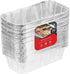 Stock Your Home Disposable Aluminum Loaf Pans with Lids, 2 Lb (30 Pack) Foil Baking Tins with Plastic Lid, Tin Pan with Cover for Cake, Banana Bread, Meatloaf, Mini Lasagna, Drip Trays