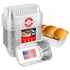 Stock Your Home Disposable Aluminum Mini Loaf Pans with Lids, 1 lb (30 Pack) New & Improved Plastic Dome Lid Foil Baking Tins, Tin Pans for Cake, Bread, Holiday Baked Goods Packaging