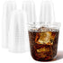 12oz Disposable Stemless Wine Glasses, 100 Pack, Commercially Compostable Cold Cups, Cocktail Cups, Round Bottom Plastic Cups, PLA Cups for Wine, Soda & Cocktails, Stock Your Home